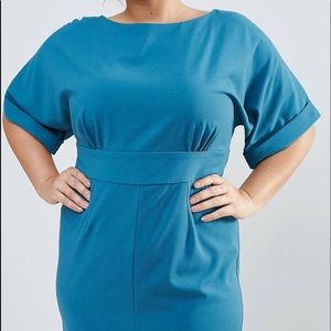 NWT Kimono Sleeve Mini Dress with Tie Back Detail